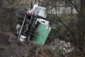 Container LKW umgestuerzt Koeln Brueck Bruecker- Dellbruecker Mauspfad P015